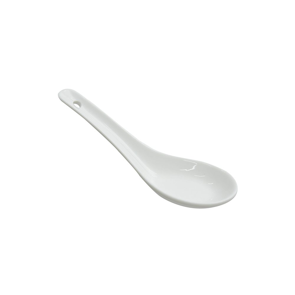 6 Pcs Soup Spoon White