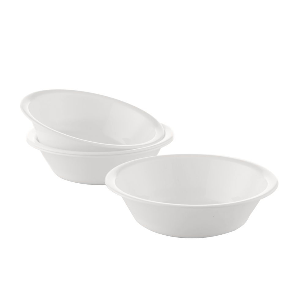 Bowl 4 Pcs Set White - Image 3