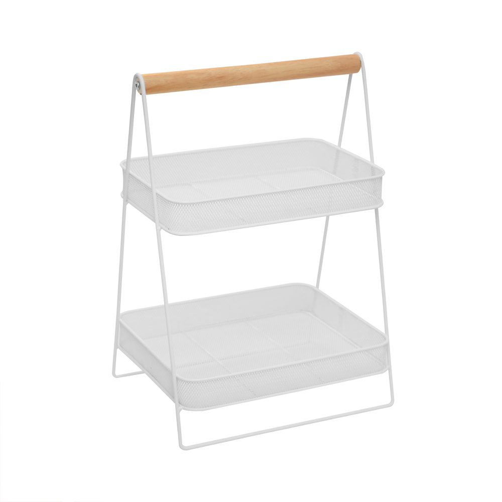 Vicky White 2 Tier Stand