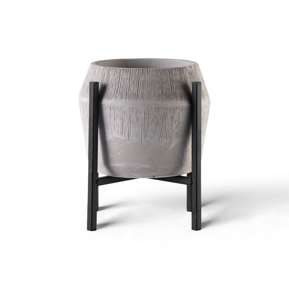 Cement Planter with Stand (H30cm) - Image 2