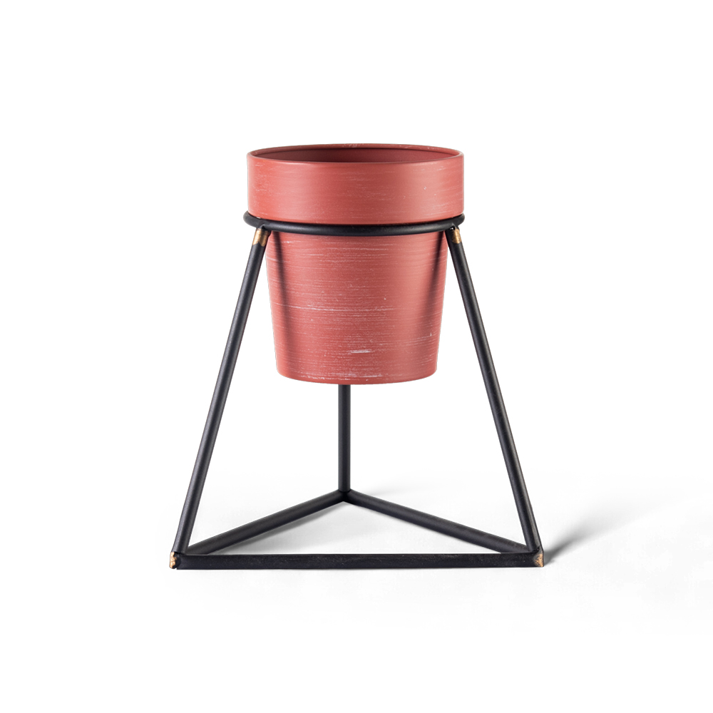 Metal Planter with Stand (H23cm)