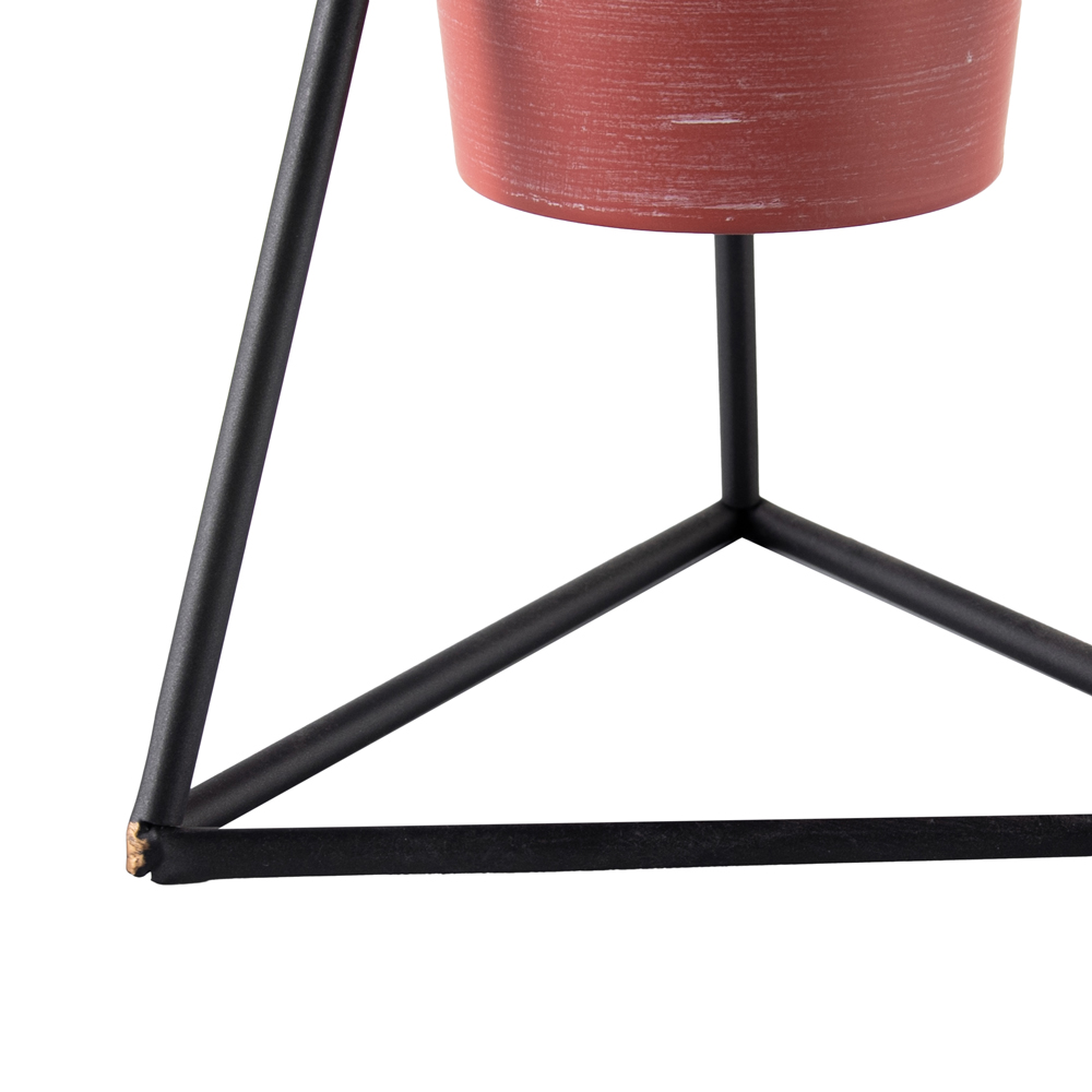 Metal Planter with Stand (H23cm) - Image 4