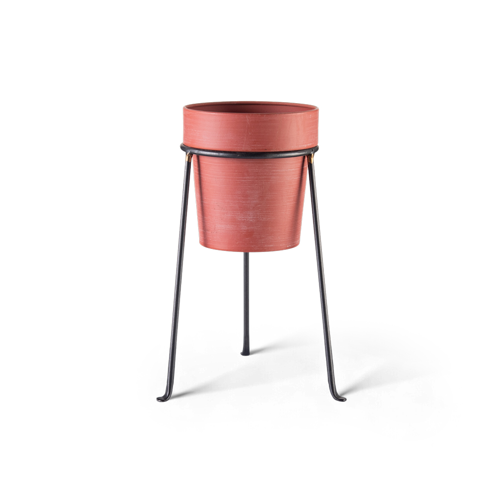 Metal Planter with Stand (H24cm)