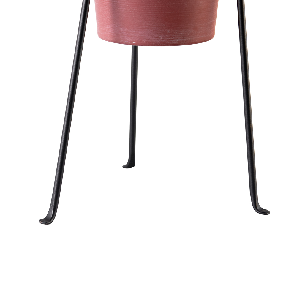 Metal Planter with Stand (H24cm) - Image 4