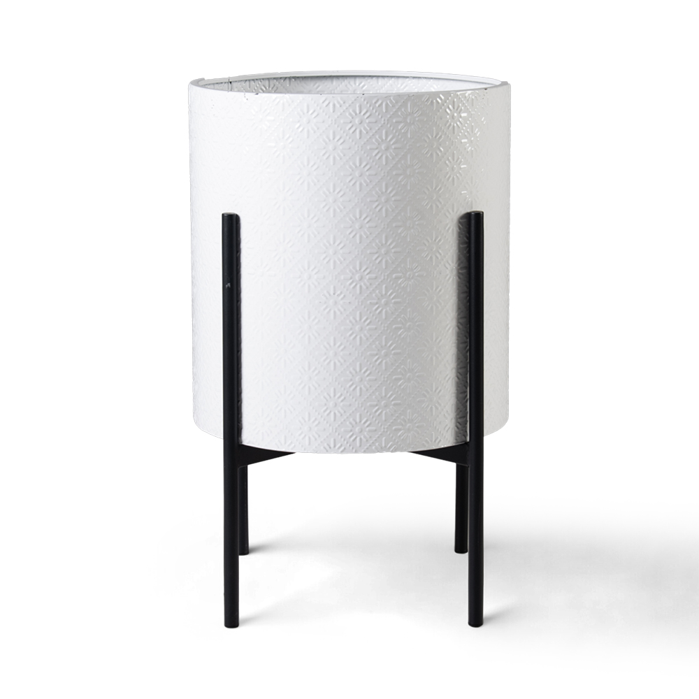 Metal Planter with Stand (H58cm) - Image 2