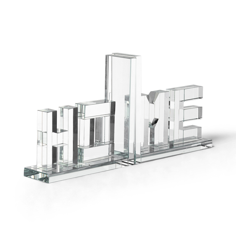 Mirrored Home Bookend
