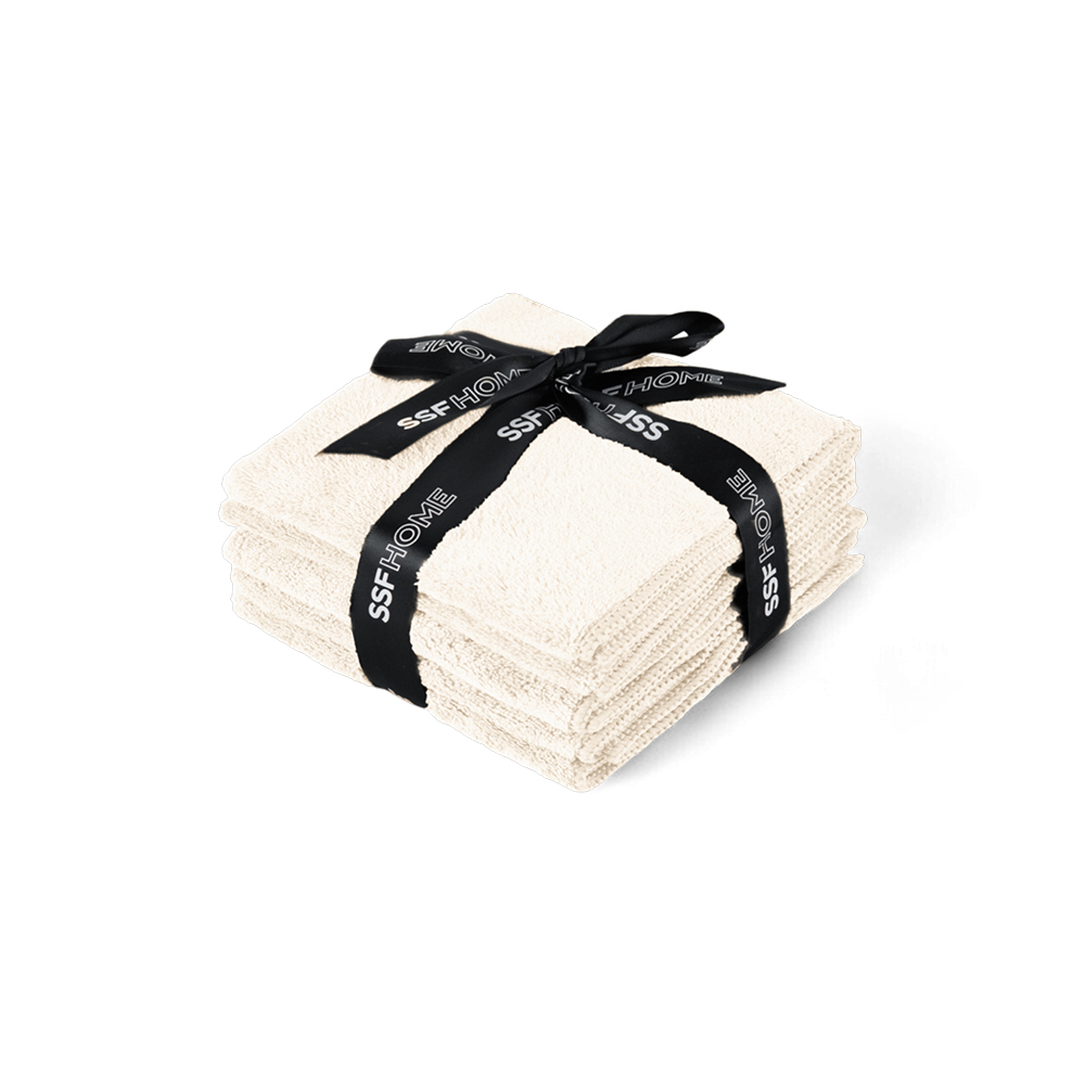 5 Pcs Coral Fleece Washcloth Set - Image 10