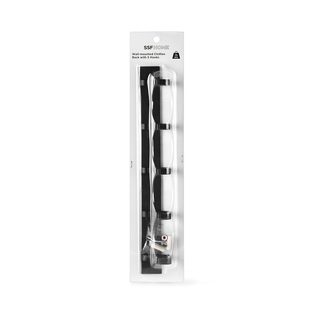 Wall Mounted Clothes Towel Rack (38cm) - Image 5