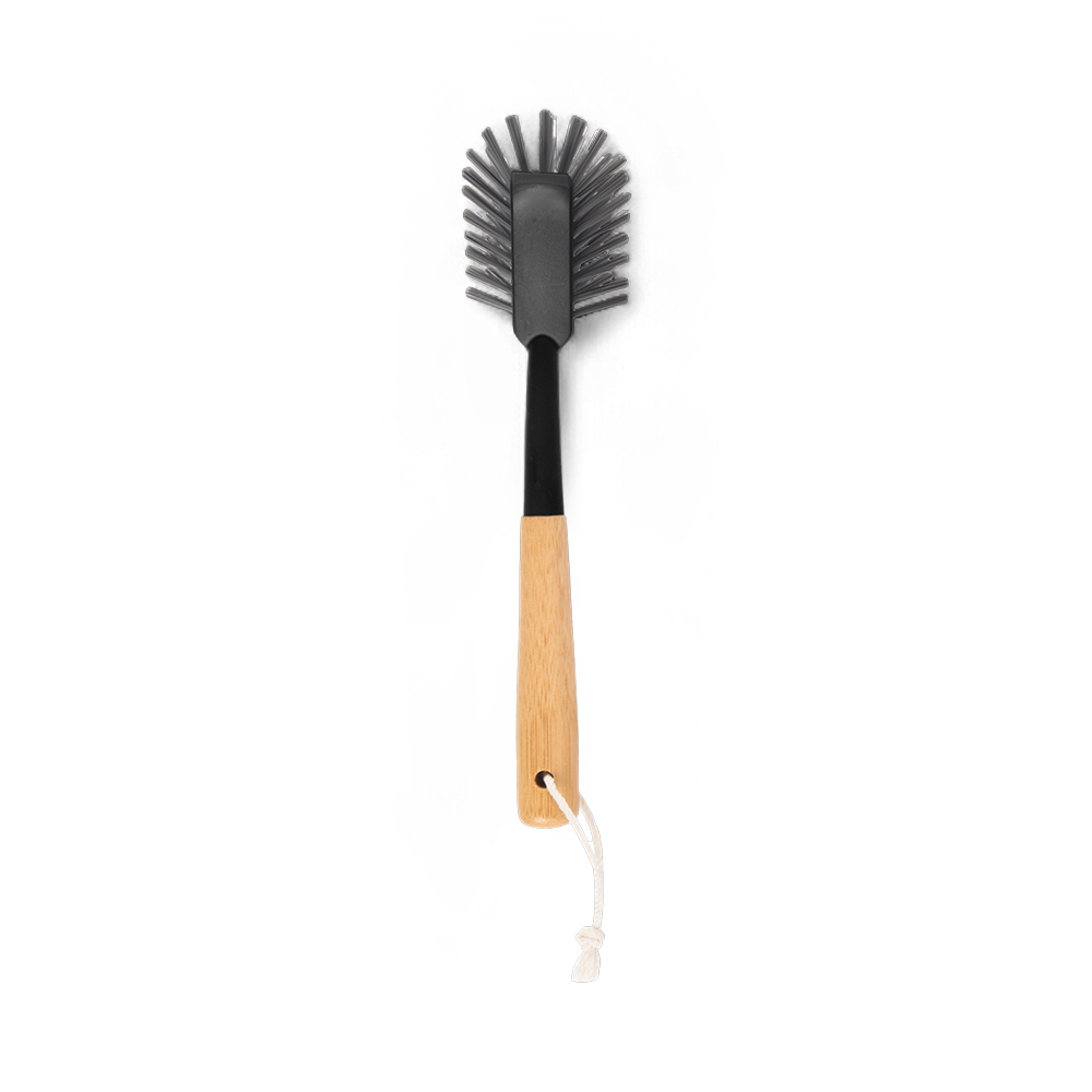 Dish Brush with Bamboo Handle - Image 4