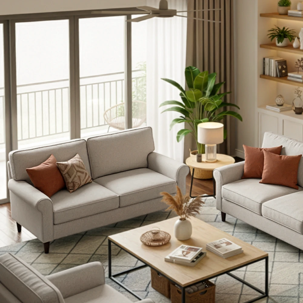 Zian 2 Seater Sofa - Image 9