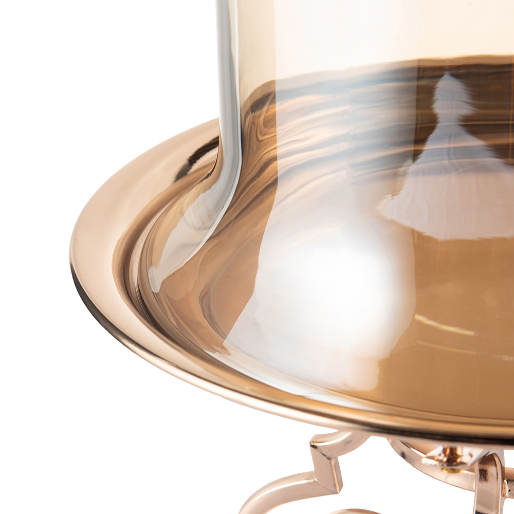 Glass Cake Stand with Dome Lid (H50cm) - Image 6