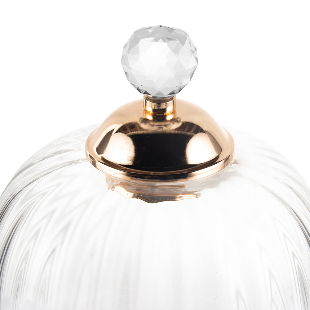 Glass Cake Stand with Dome Lid (H55cm) - Image 3
