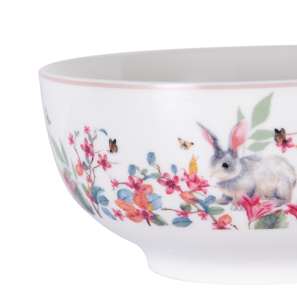 4 Pcs Bone China Dinnerware Set - Image 4