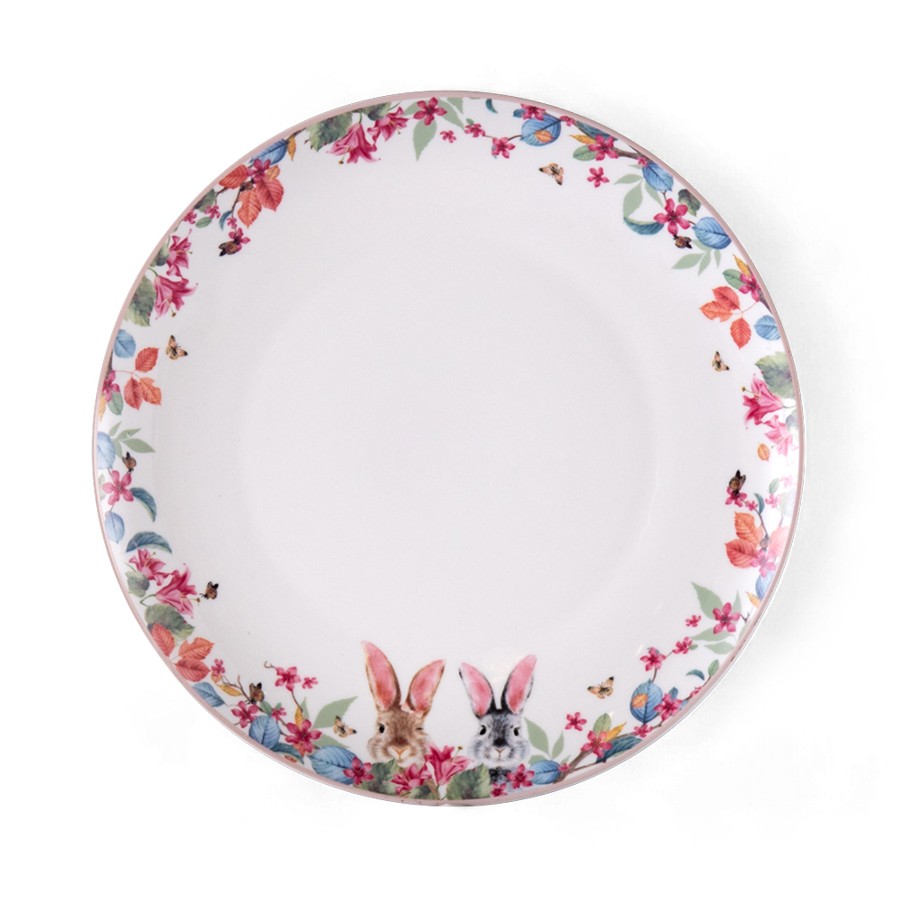 4 Pcs Bone China Dinnerware Set - Image 2