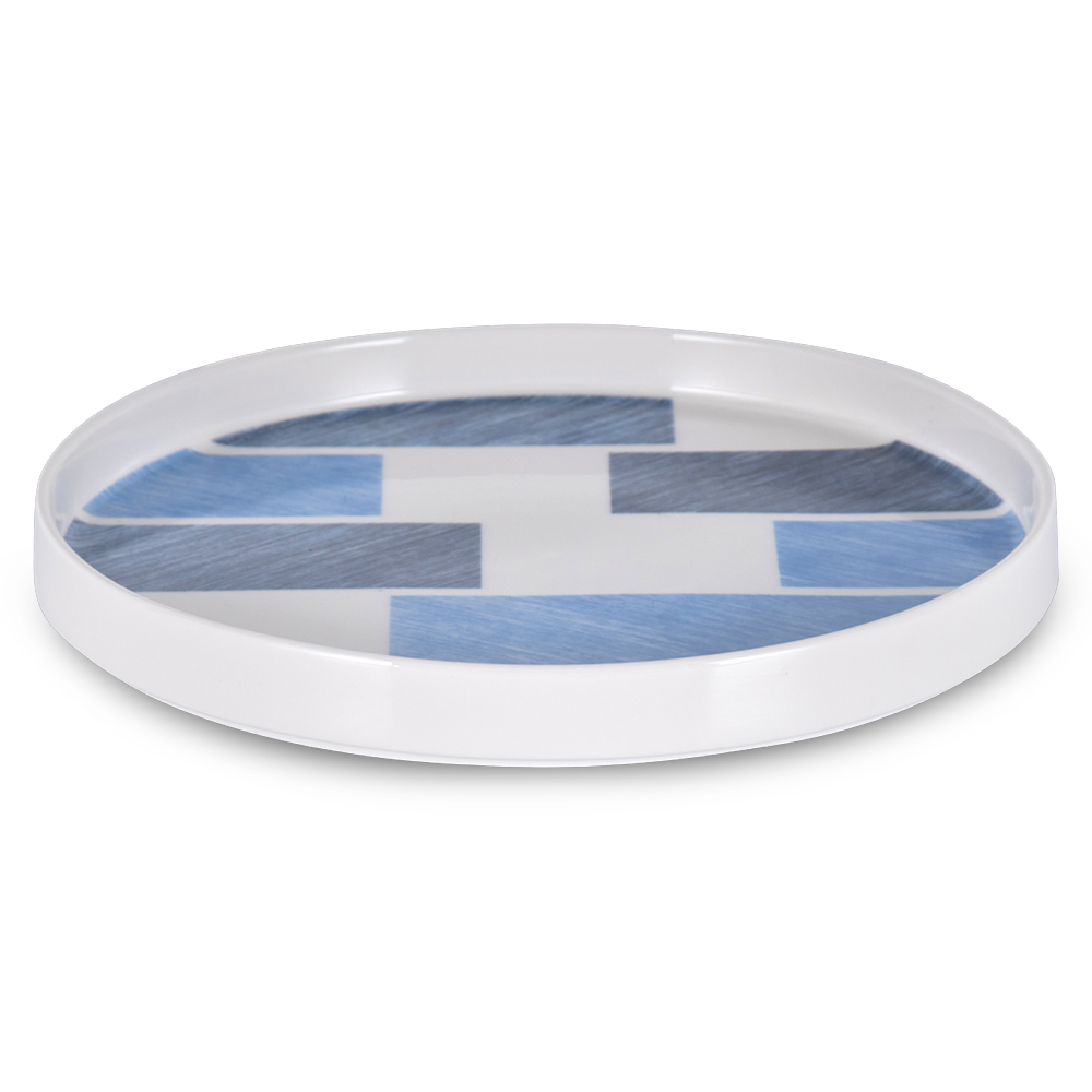 3 Pcs Bone China Plate Set - Image 7