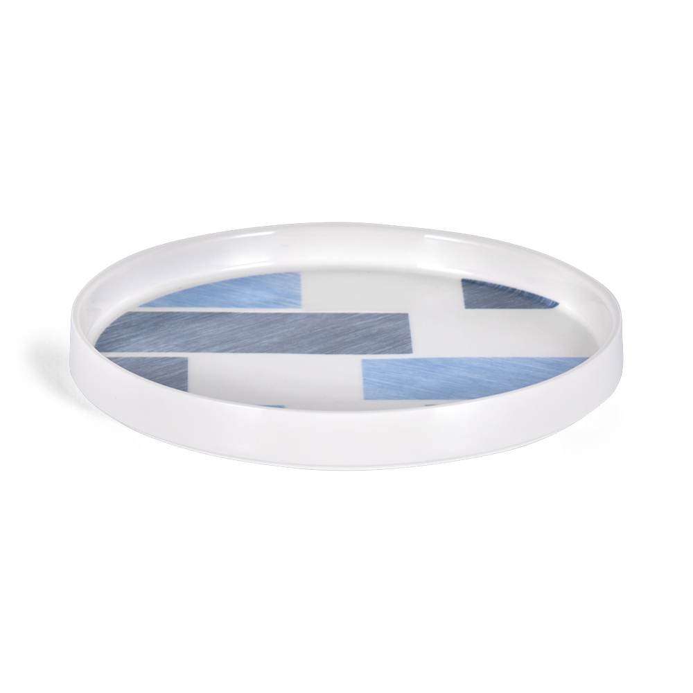 3 Pcs Bone China Plate Set - Image 8