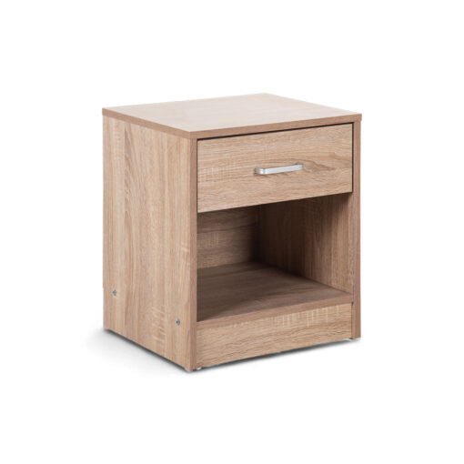 Rustic Scandinavian 1 Drawer Pedestal