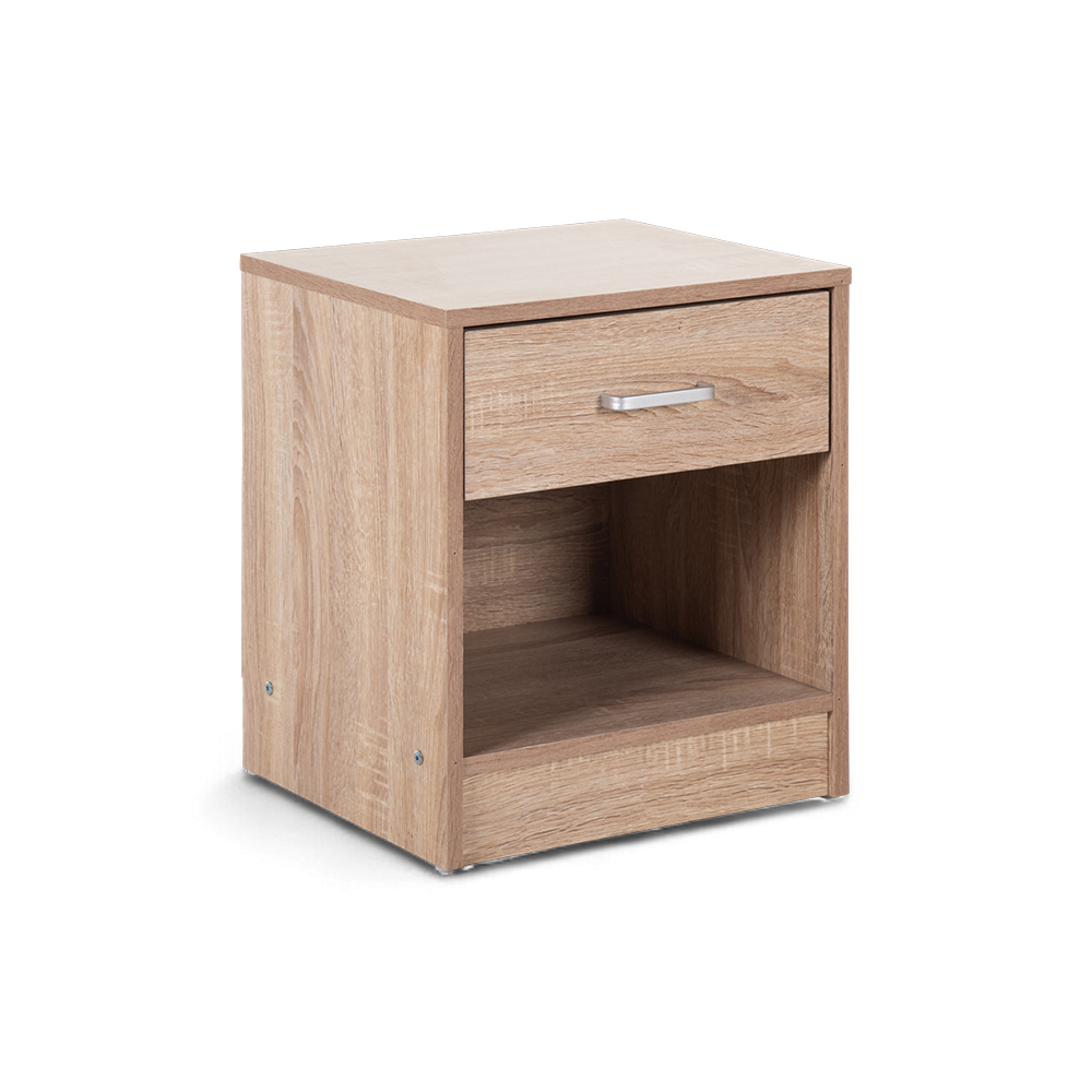 Rustic Scandinavian 1 Drawer Pedestal