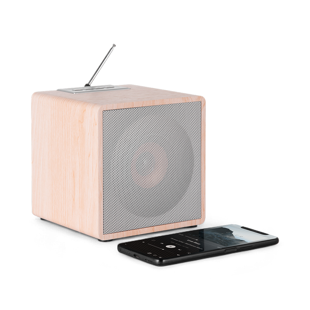Uhome Retro Cube Radio Speaker - Image 2