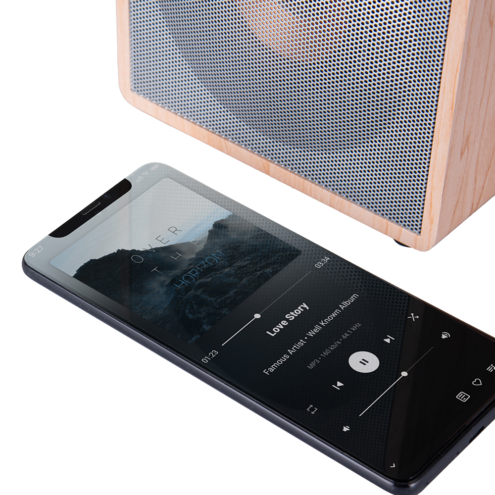 Uhome Retro Cube Radio Speaker - Image 8