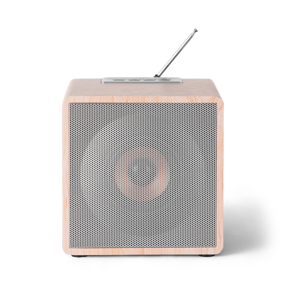 Uhome Retro Cube Radio Speaker - Image 3