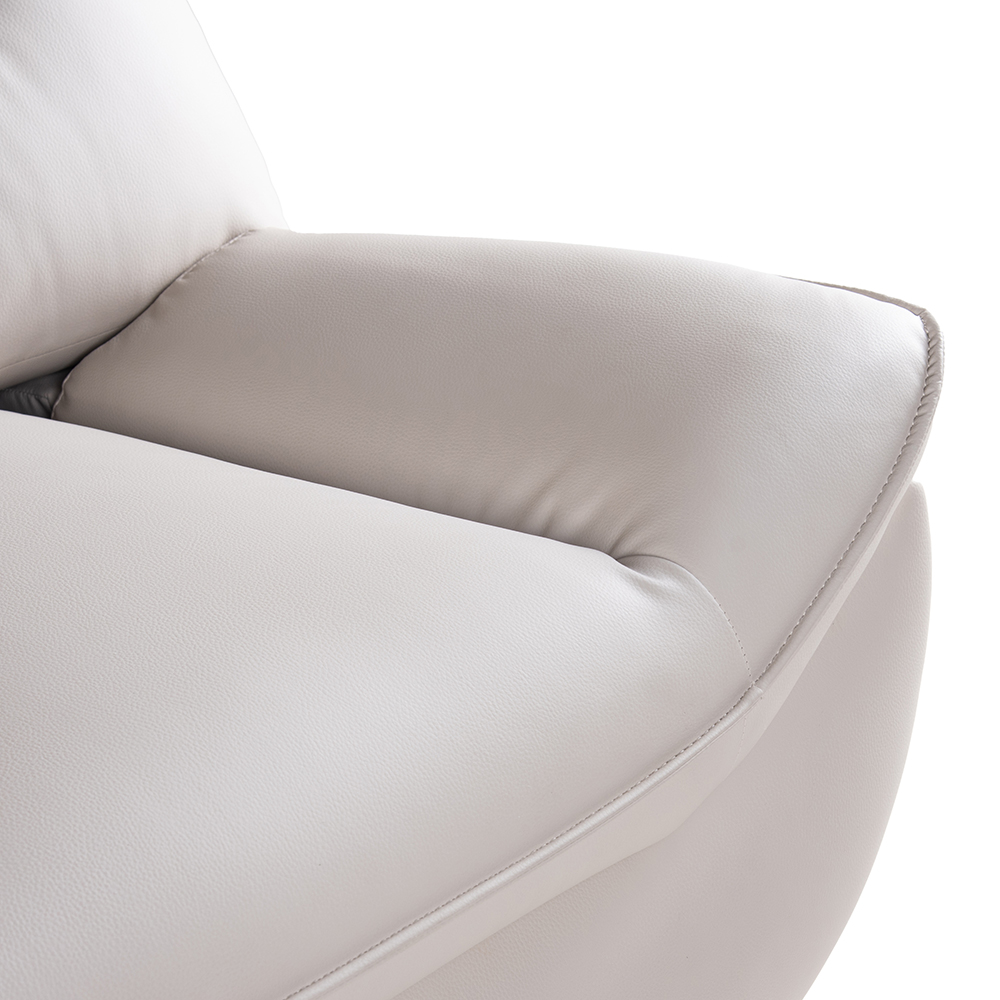 Burl Swivel Rocker Recliner with Phone Holder - Image 17