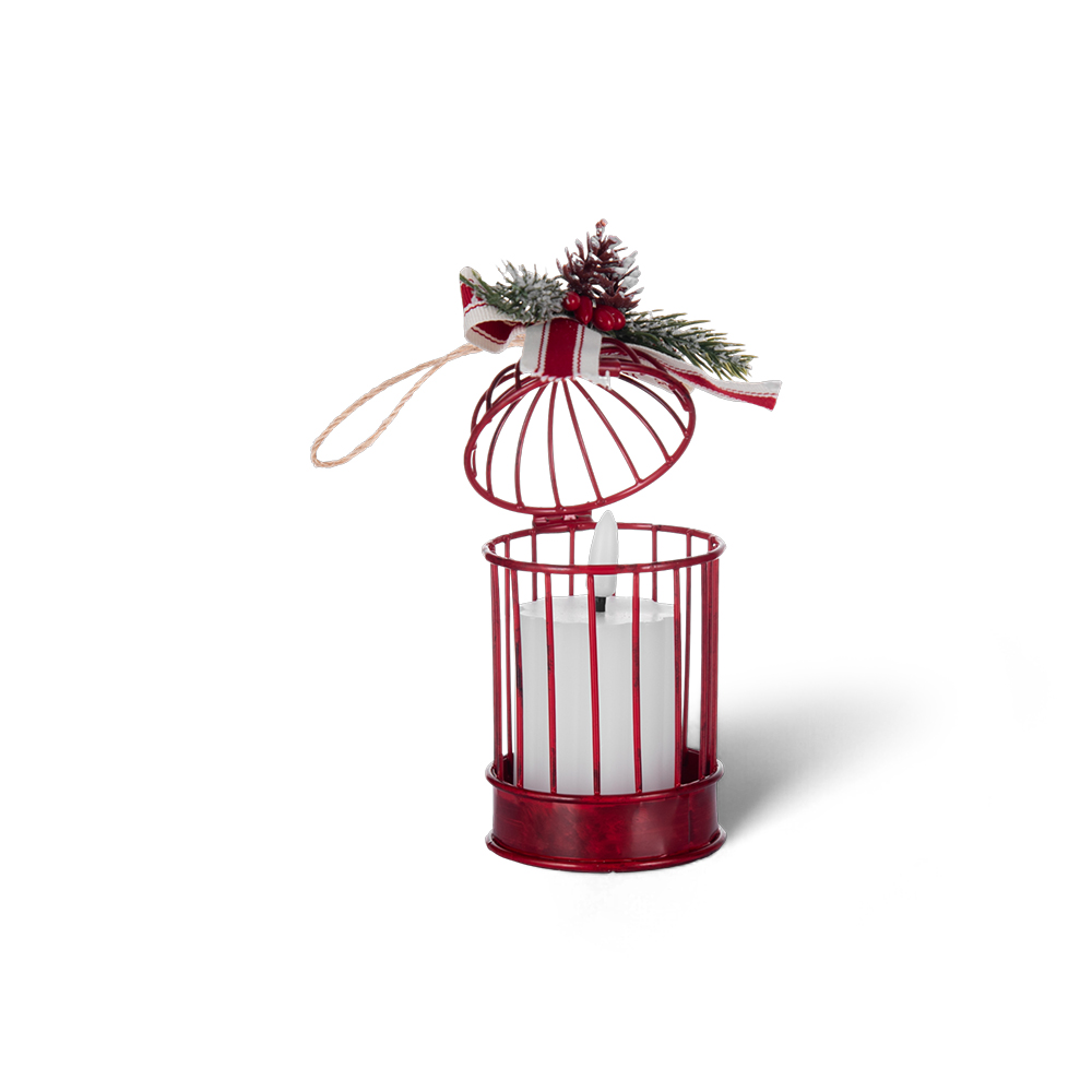 Birdcage Shaped Hanging Ornament (H20.3cm) - Image 4
