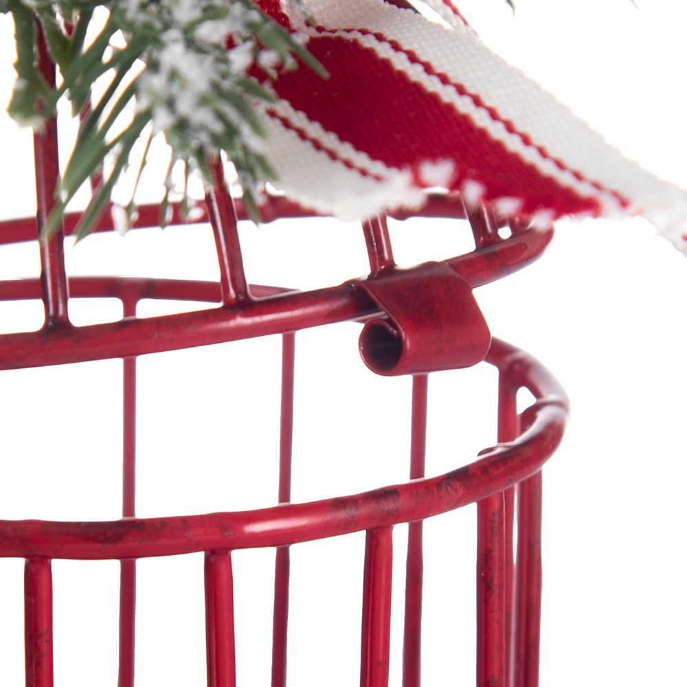 Birdcage Shaped Hanging Ornament (H20.3cm) - Image 7