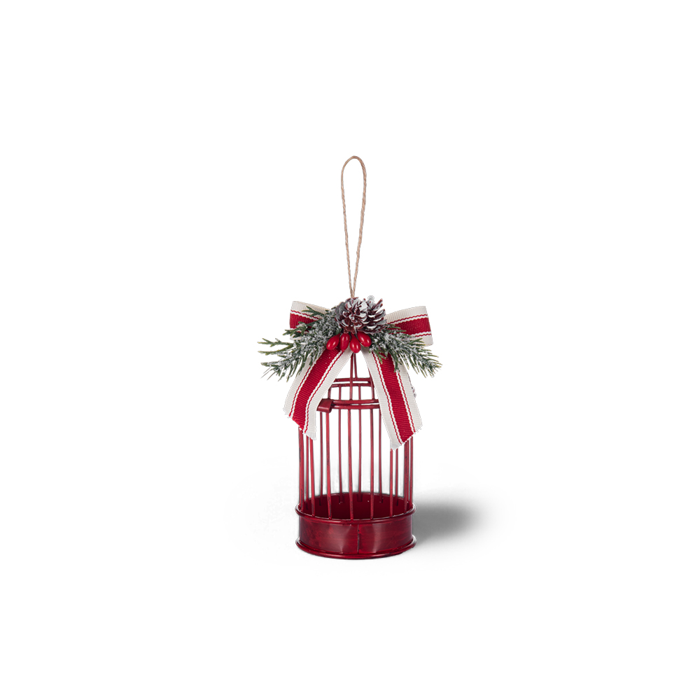 Birdcage Shaped Hanging Ornament (H20.3cm) - Image 2