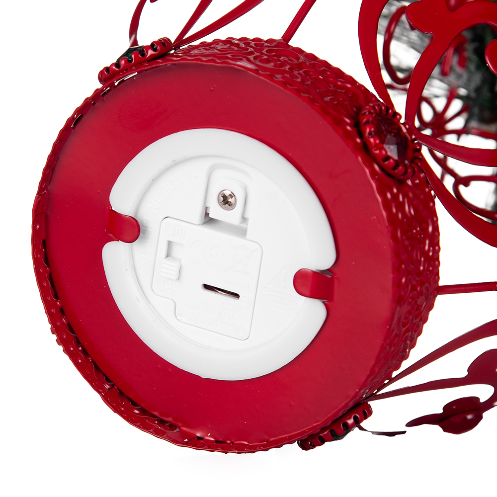 Crown Hanging Ornament with LED Candle Light (H20.8cm) - Image 9