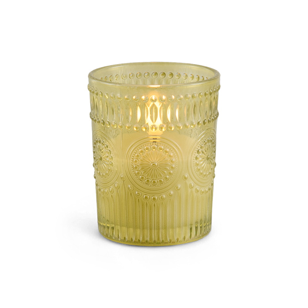 LED Candle in Glass (H10cm) - Image 2