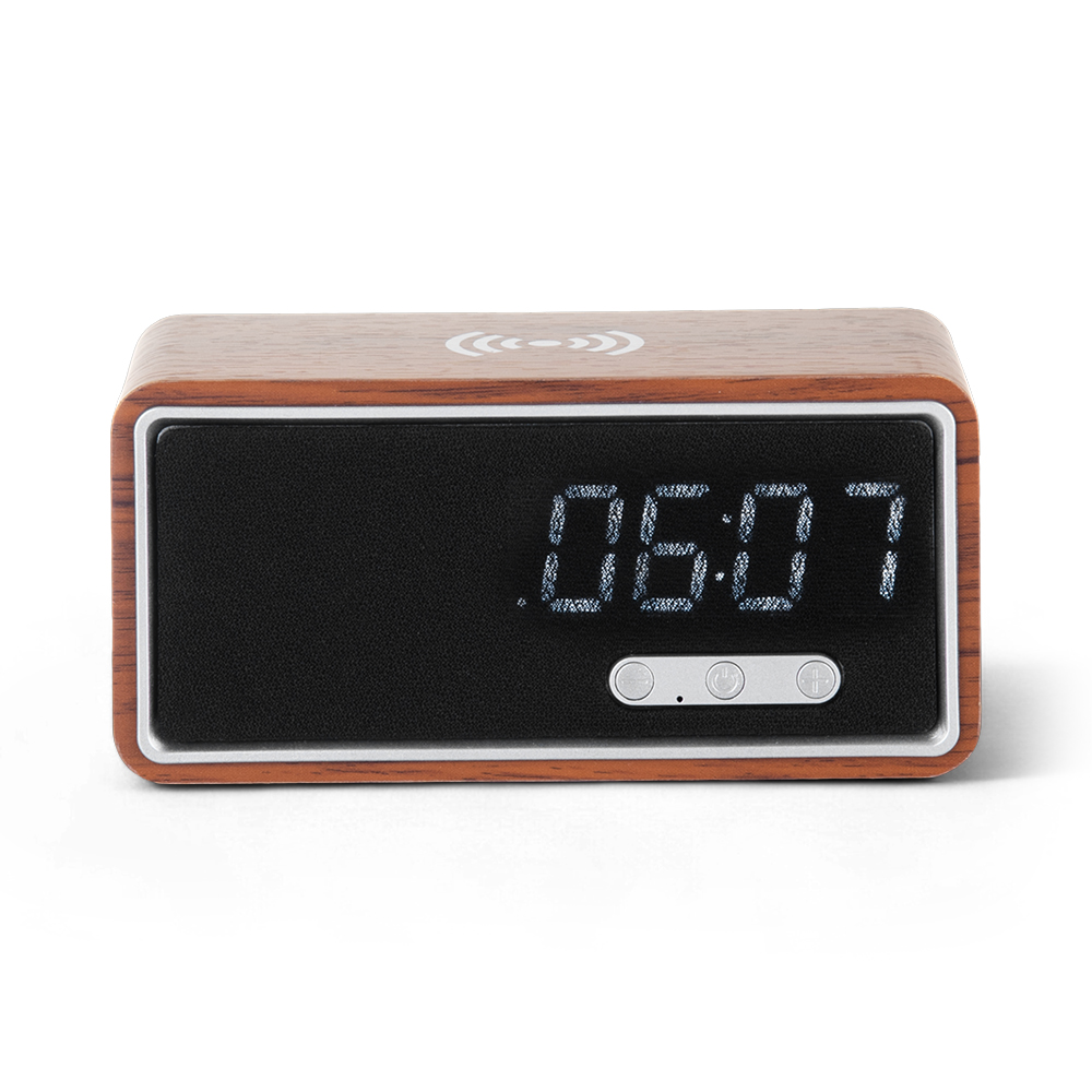 Uhome Alarm Clock Wireless Charger Bluetooth Speaker - Image 5
