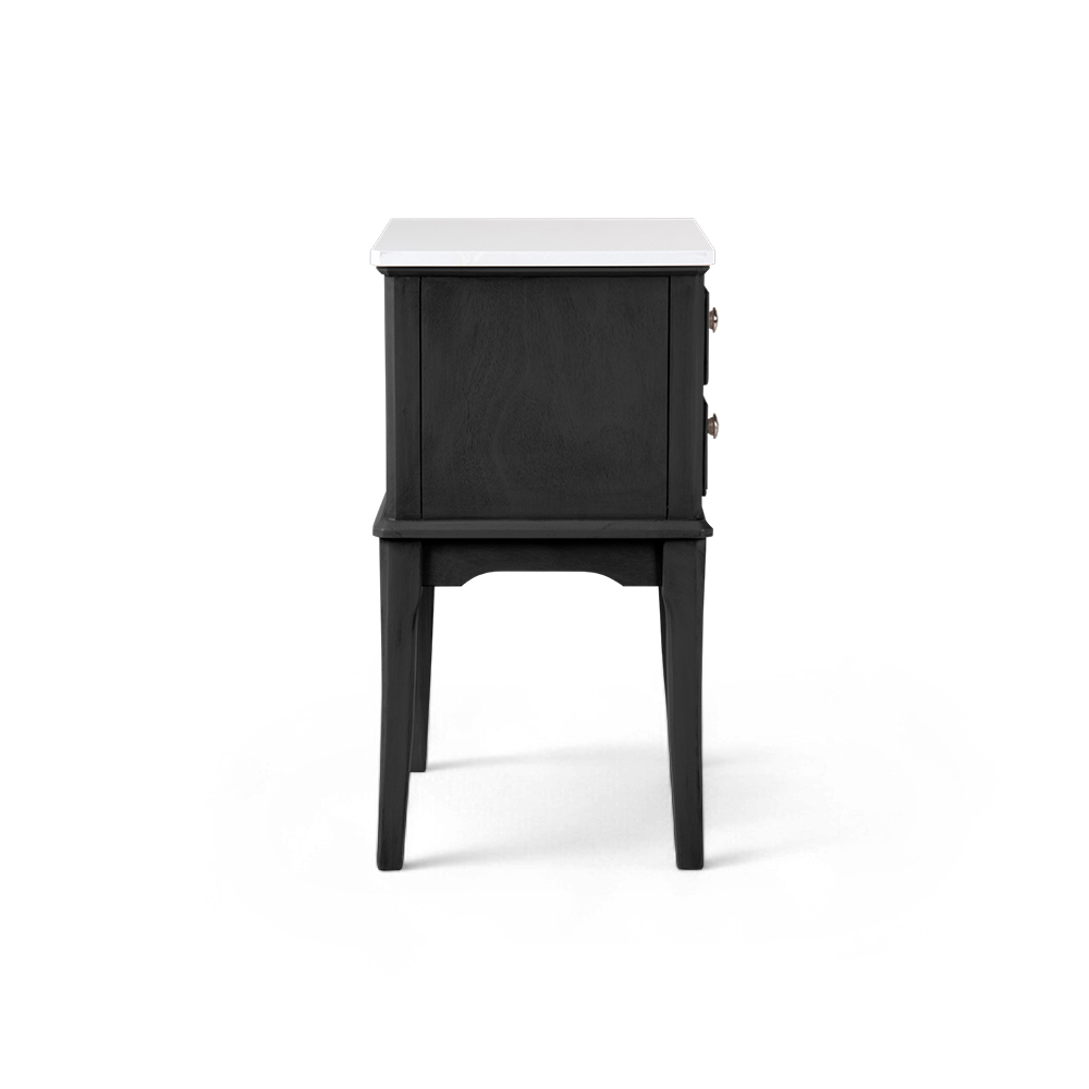 Ruby Marble Top Nightstand (2 Drawers) - Image 17