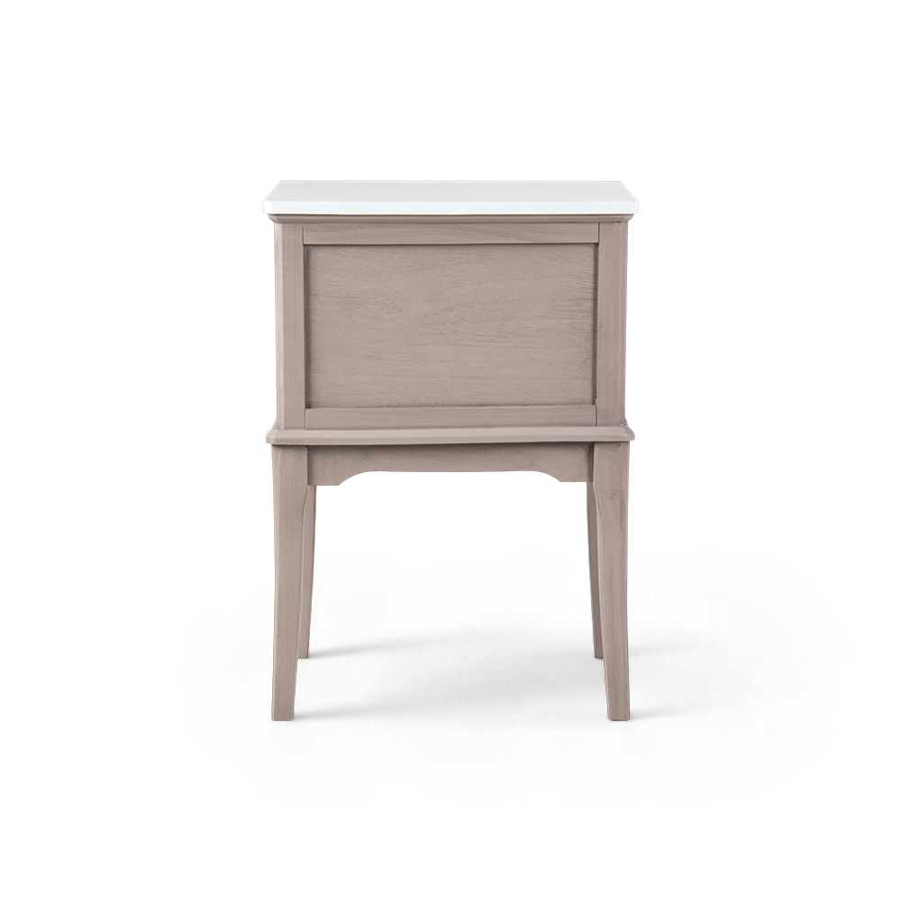 Ruby Marble Top Nightstand (2 Drawers) - Image 6