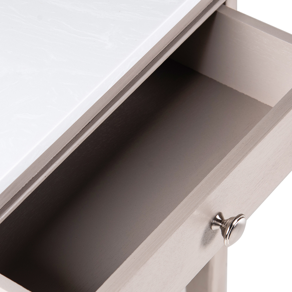 Ruby Marble Top Nightstand (2 Drawers) - Image 7