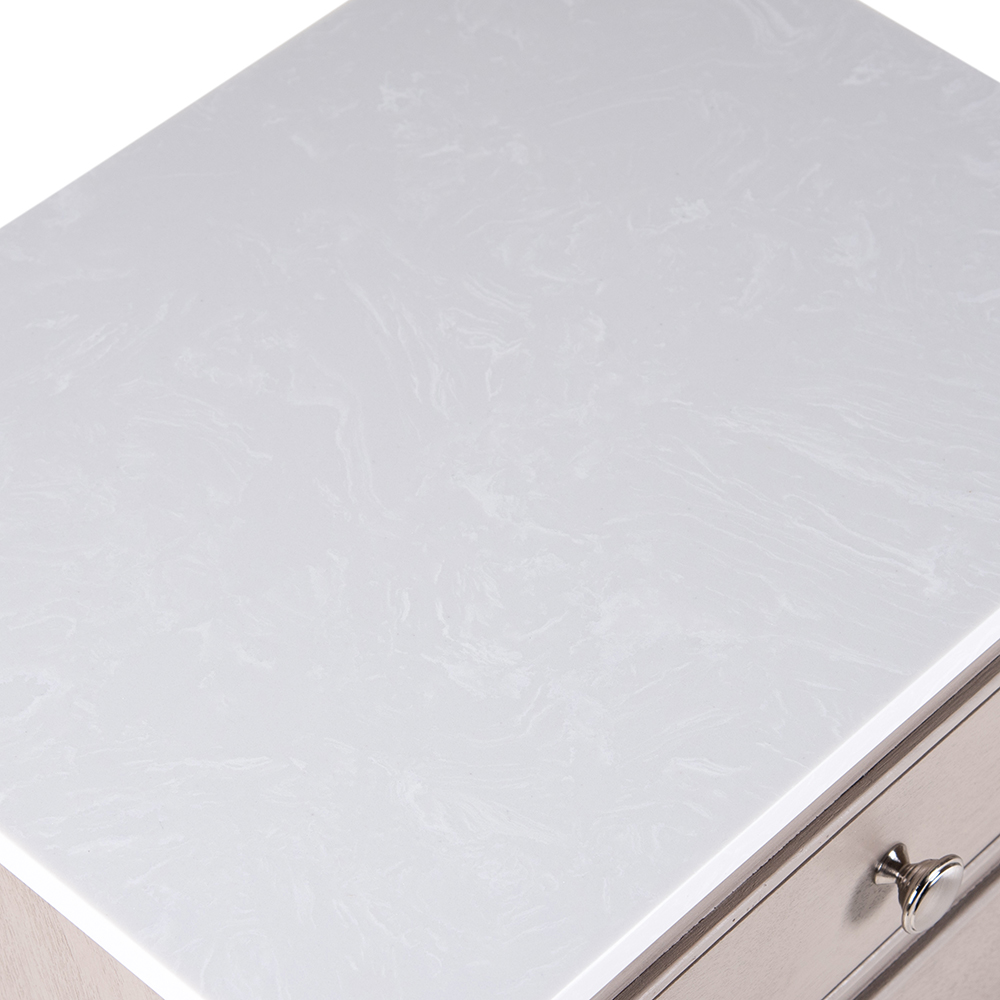 Ruby Marble Top Nightstand (2 Drawers) - Image 8