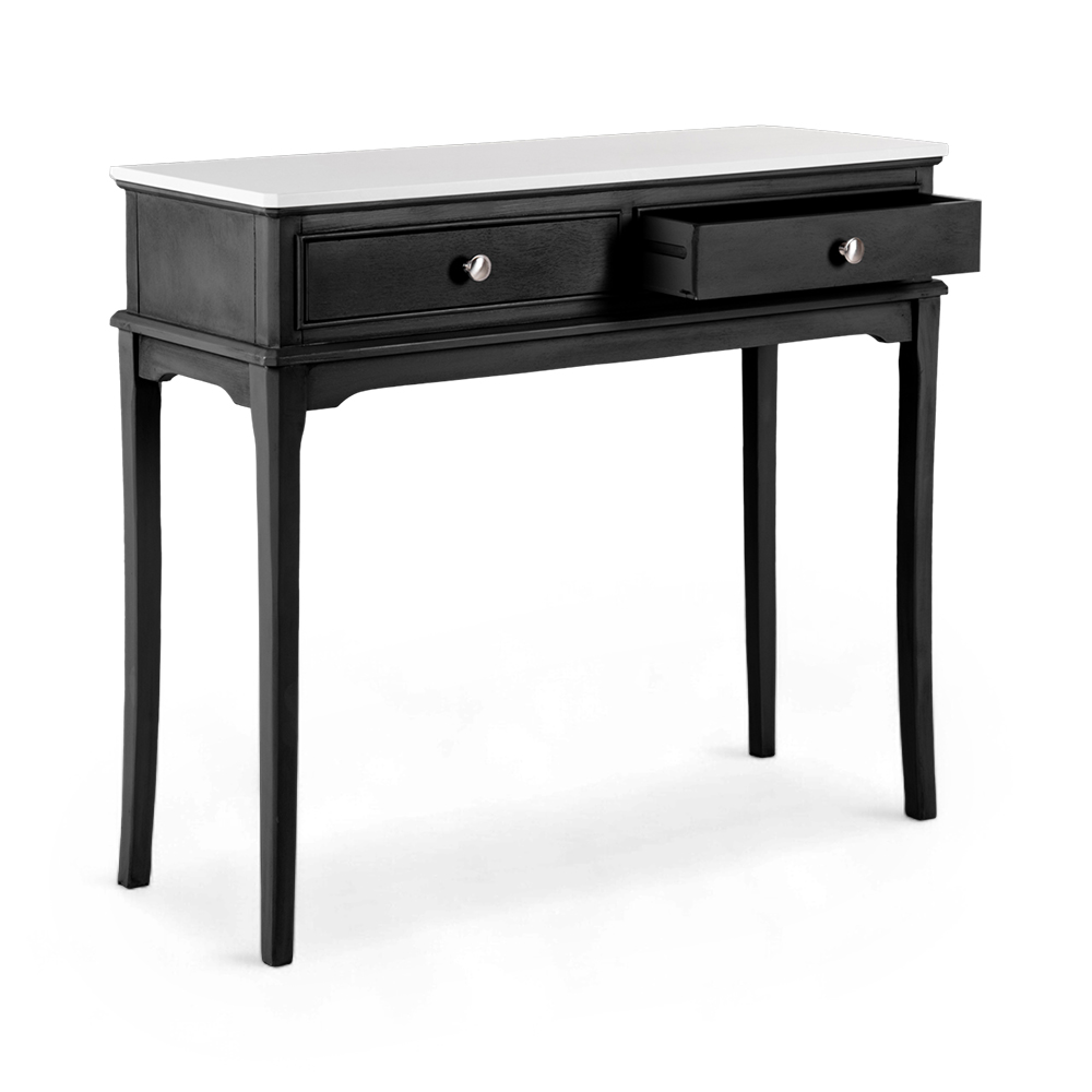 Ruby Marble Top Console Table (2 Drawers) - Image 14