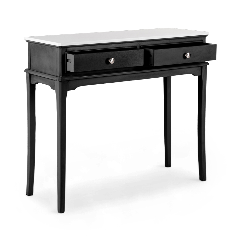 Ruby Marble Top Console Table (2 Drawers) - Image 15