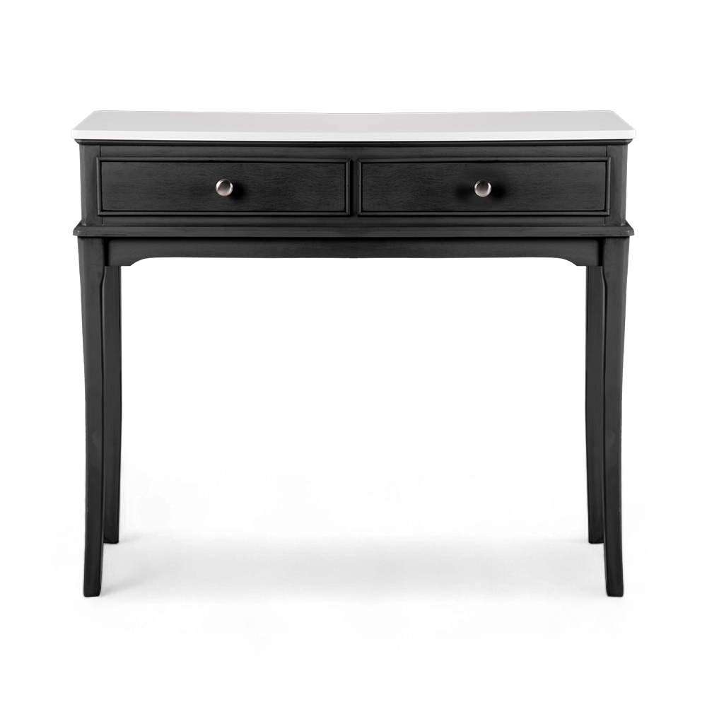 Ruby Marble Top Console Table (2 Drawers) - Image 16
