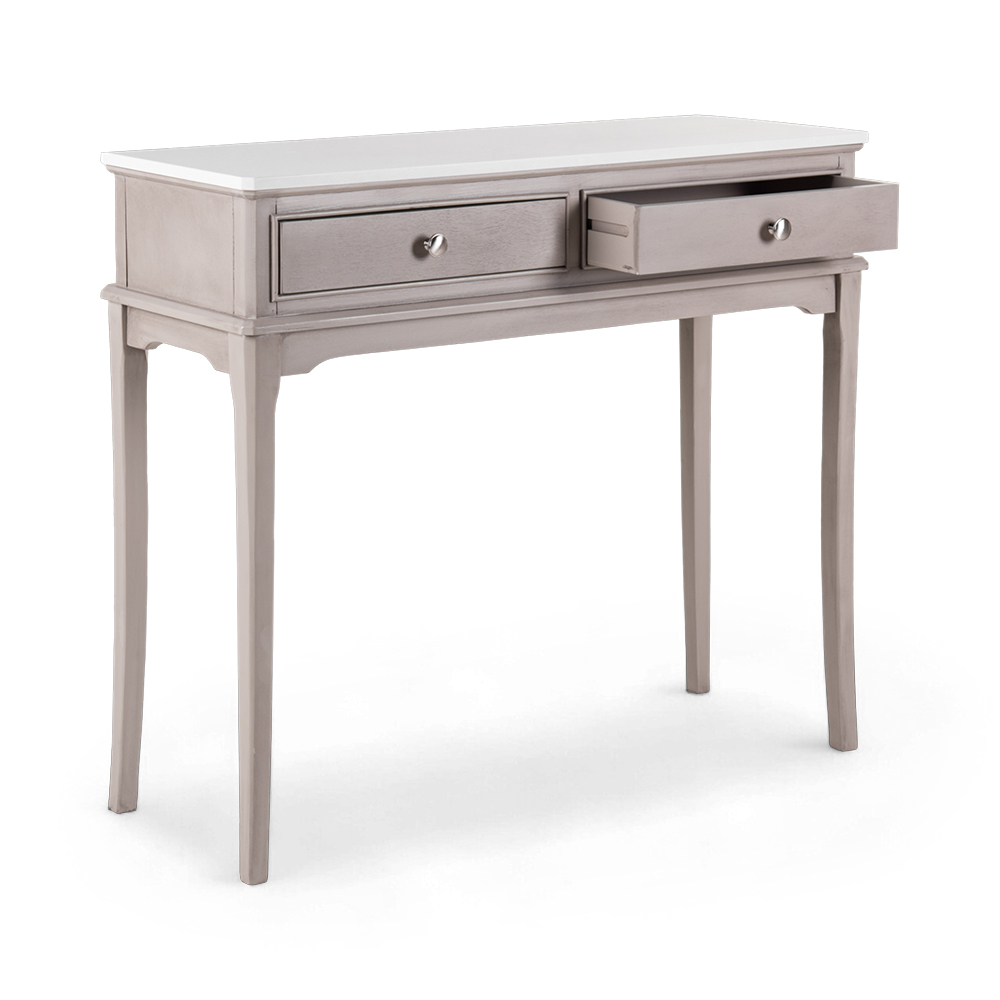 Ruby Marble Top Console Table (2 Drawers) - Image 2