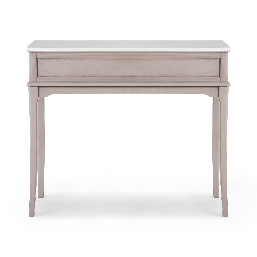 Ruby Marble Top Console Table (2 Drawers) - Image 6