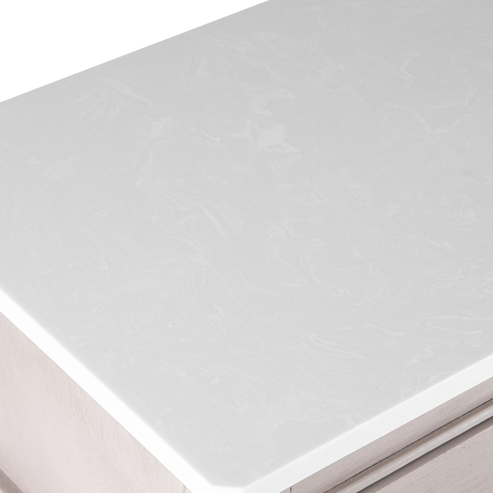 Ruby Marble Top Console Table (2 Drawers) - Image 8