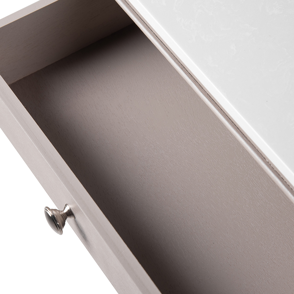 Ruby Marble Top Console Table (2 Drawers) - Image 12