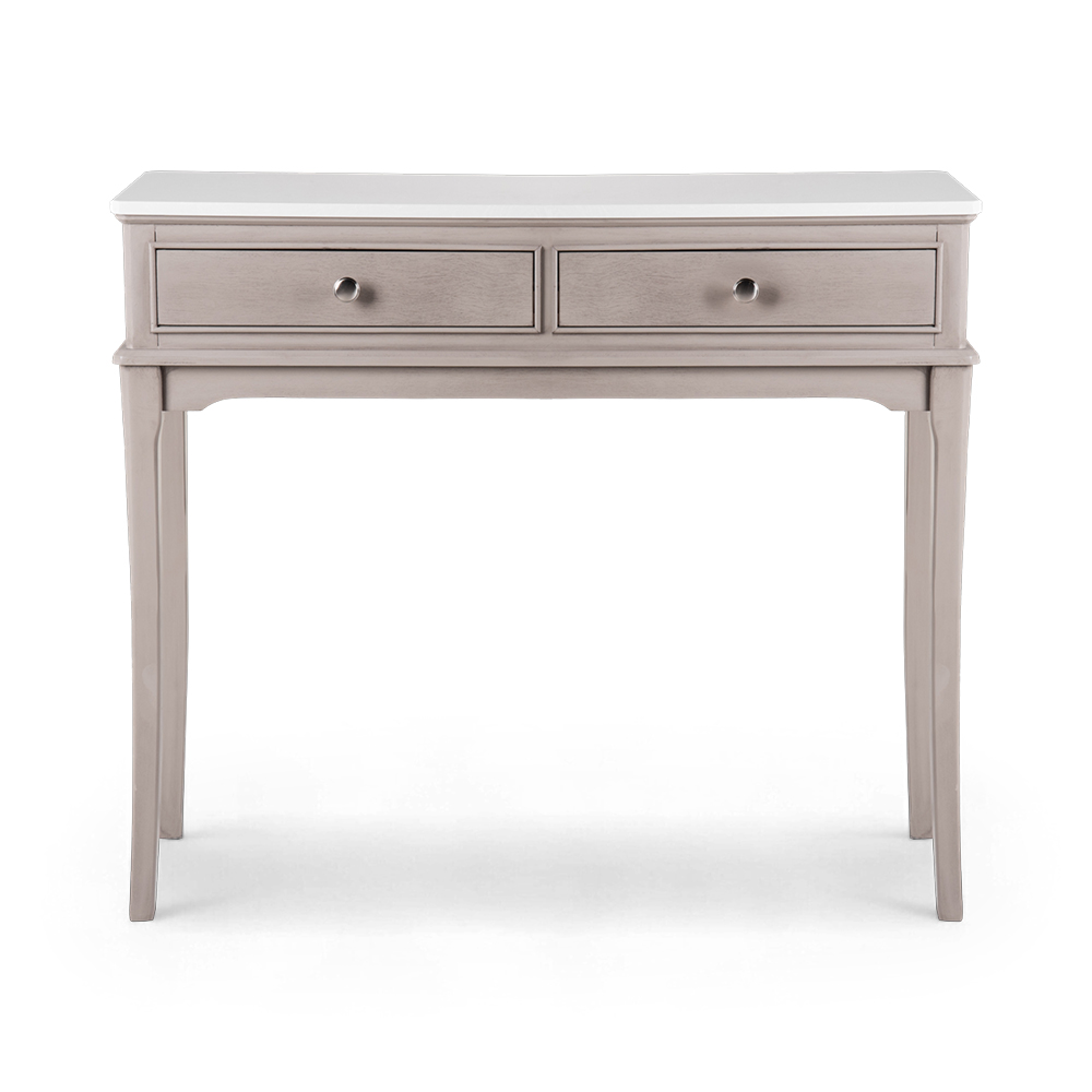 Ruby Marble Top Console Table (2 Drawers) - Image 4
