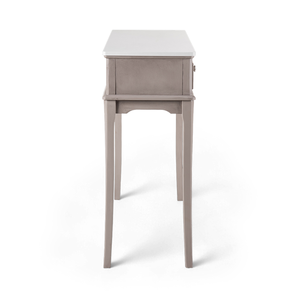 Ruby Marble Top Console Table (2 Drawers) - Image 5