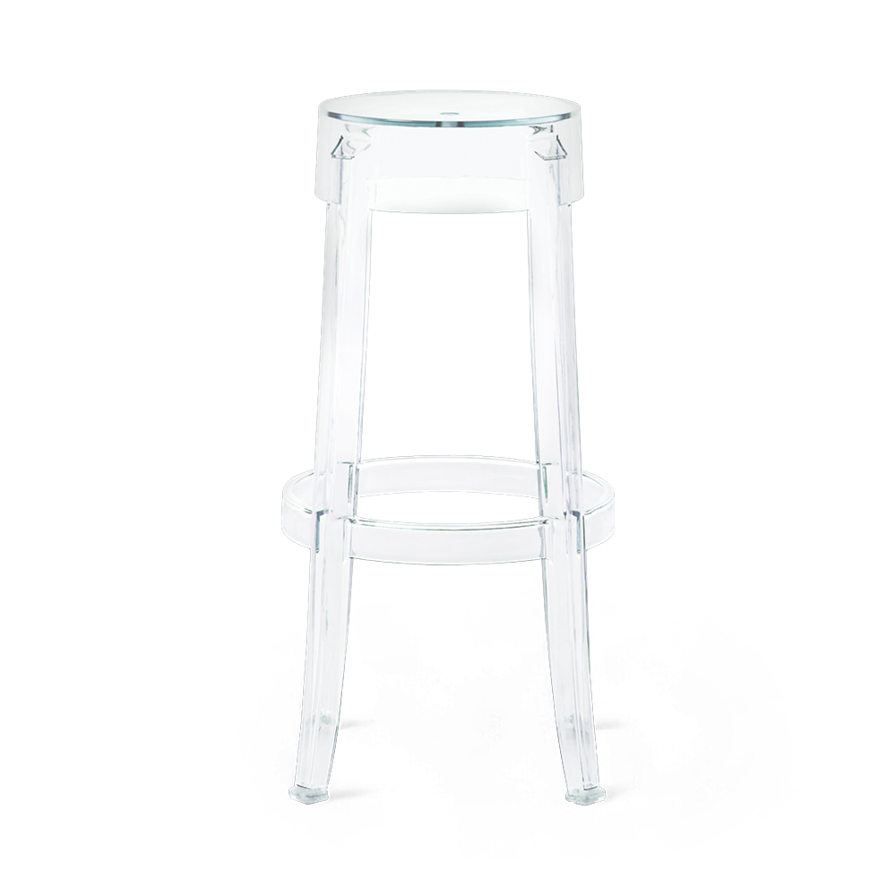 Velora Transparent High Bar Stool - Image 2