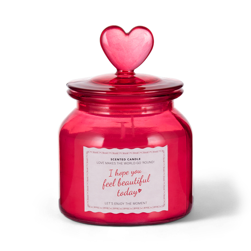 Scented Candle in Glass with Lid (310g)