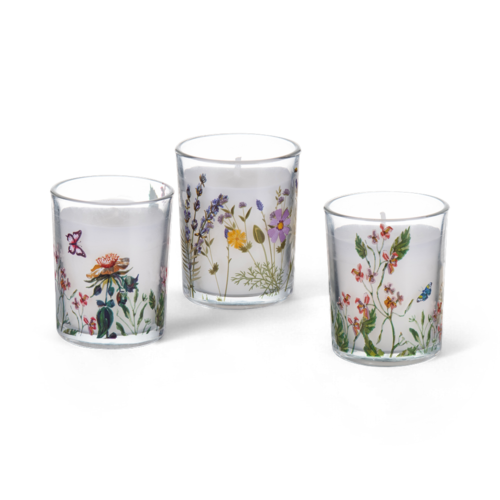 Set of 3 Scented Candle in Glass (50g)