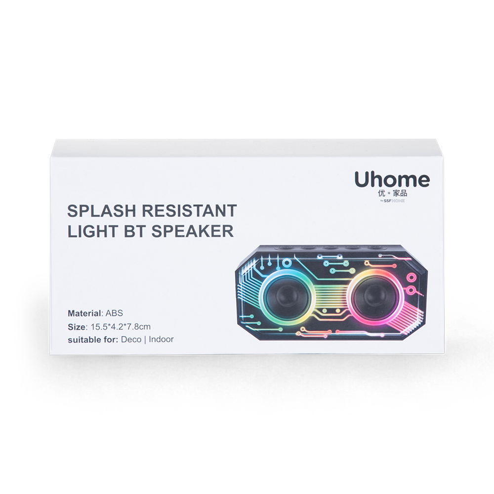 Uhome Splash Resistant Light Bluetooth Speaker - Image 31