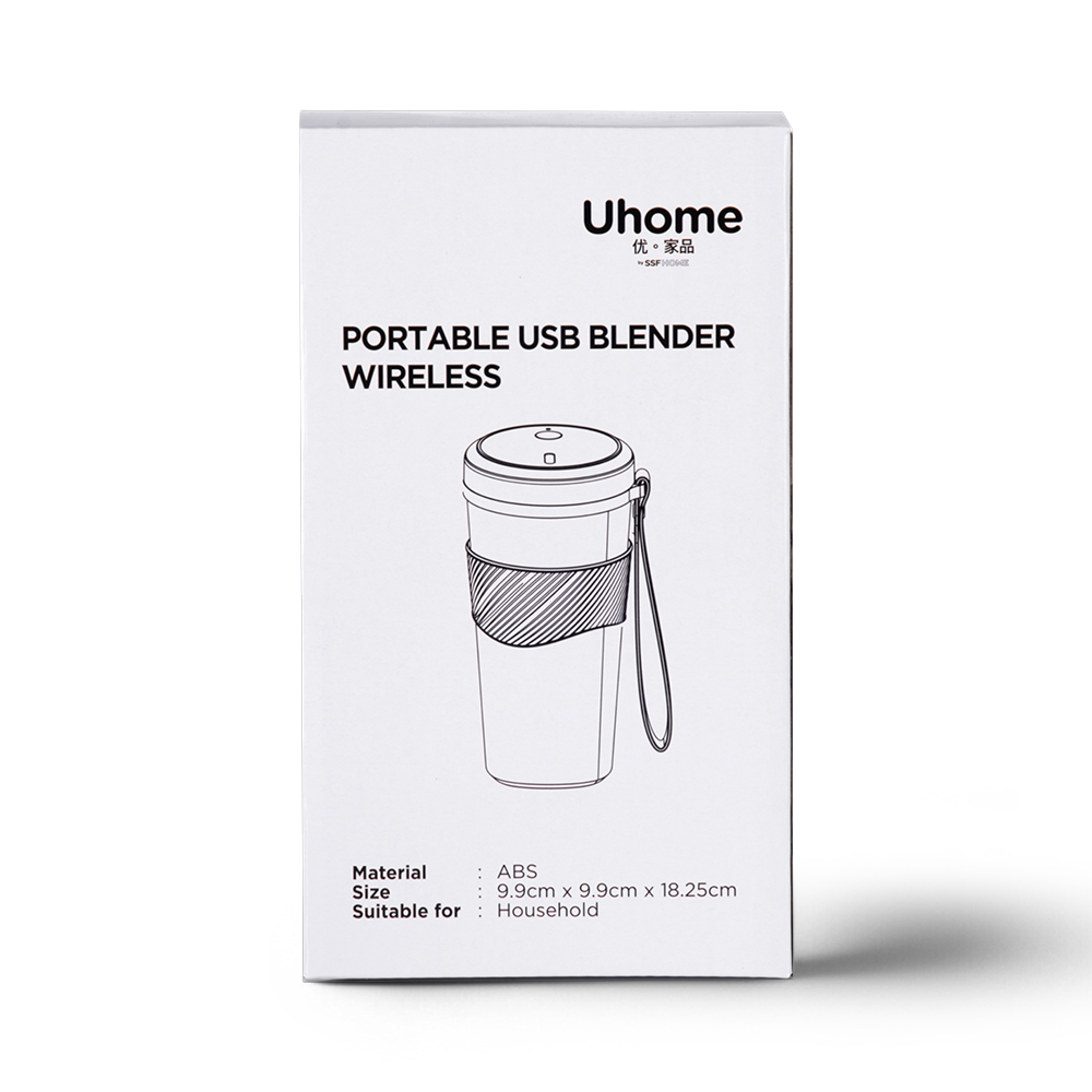 Uhome Portable USB & Wireless Blender (400ml) - Image 13